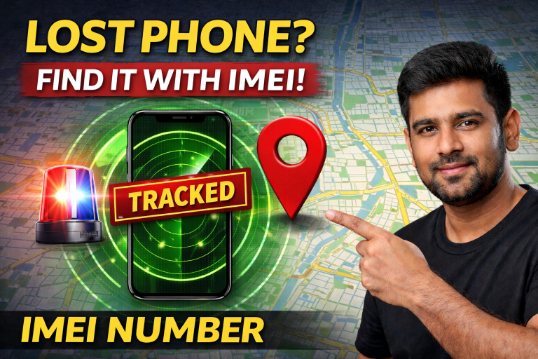 Find Your Lost Mobile Phone Using Android Applicxation – Government Tool to Track Stolen Phones 🇮🇳