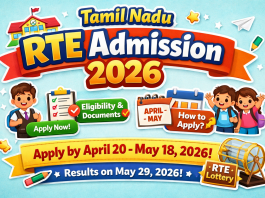 π Tamil Nadu RTE Admission 2026: Apply Online Android Mobile Application for 25% Free School Seats π