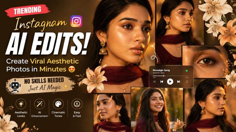 🔥 Instagram Trending AI Photo Edits – Edit Like a Pro in Minutes!