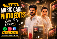 Create Viral AI Music Card Photo Edits for Instagram ๐ตโจ