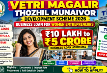 Vetri Magalir Women Entrepreneurs Loan Scheme 2026: Get Business Loan Up to ₹5 Crore – Complete Guide